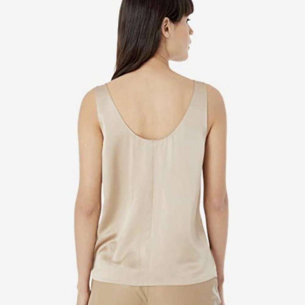 Vince Satin Tank in Sandollar new with tags - Picture 2 of 5